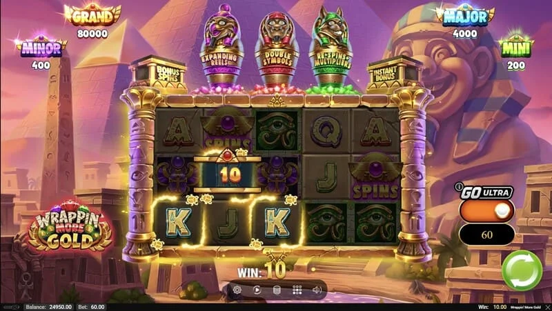 Wrappin' More Gold - ชนะในเกมพื้นฐาน